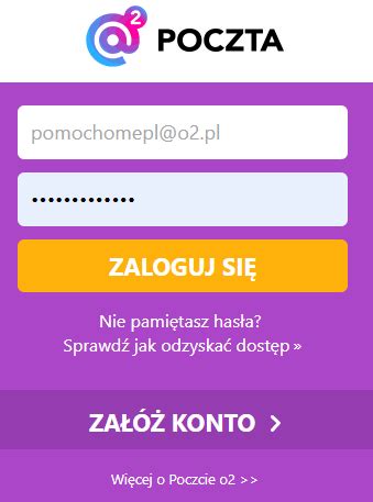 ostatnie logowanie do poczty o2|Odzyskaj hasło w Poczcie o2